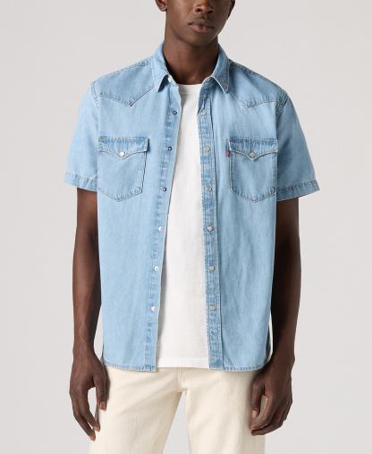 Levi's Men's Short-Sleeve Western Shirt - Franklin Stone