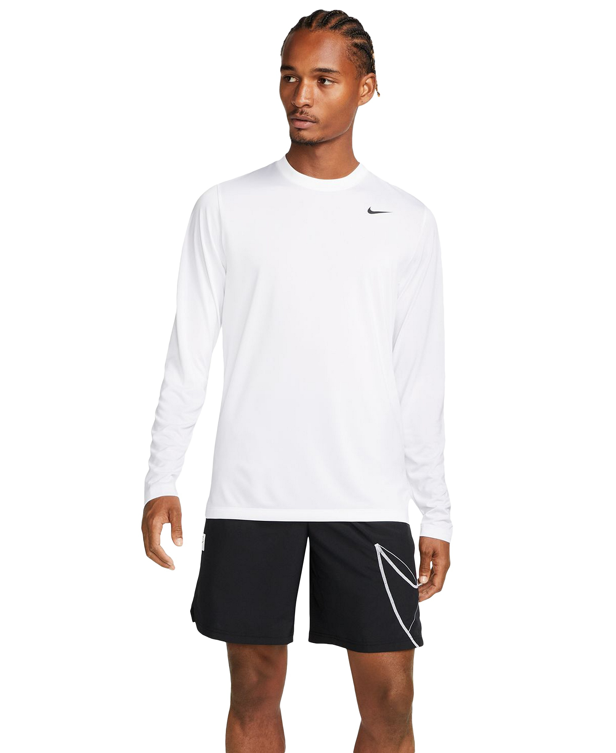 Nike Men's Legend Returns Crewneck T-Shirt - White/Black