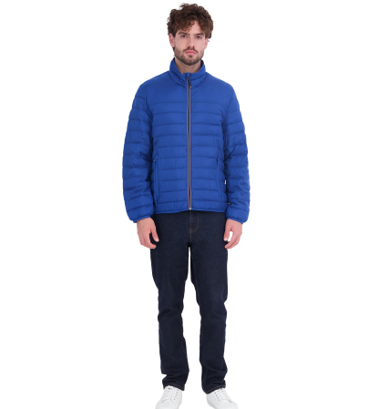 Tommy Hilfiger Men's Unhooded Packable Jacket - Royal Blue