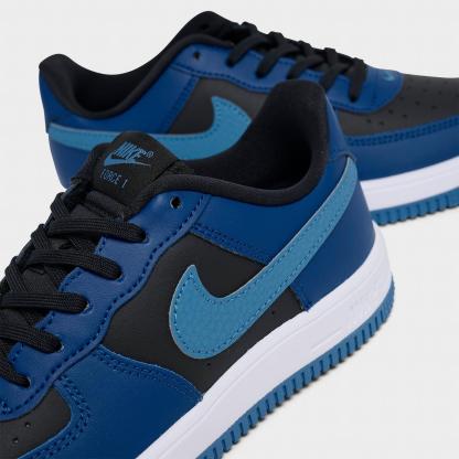Little Kids' Nike Force 1 Casual Shoes - Black/Court Blue/White/Dutch Blue