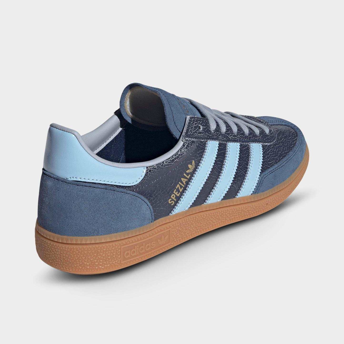 Men's adidas Originals Handball Spezial Casual Shoes - Part 3 - Night Indigo/Clear Sky/Gum - Back view