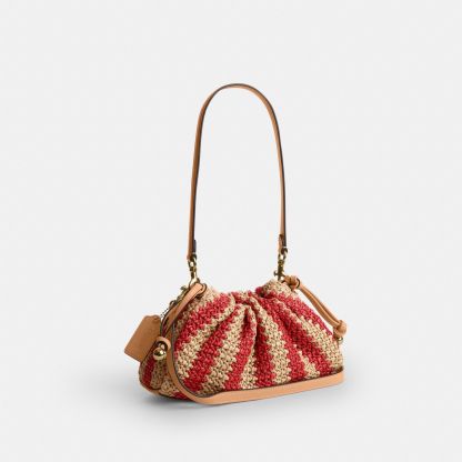 Faye Shoulder Bag - Gold/Red/Tan - view 6