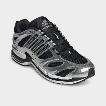 Women's adidas Originals Adistar MLD Casual Shoes - Core Black/Silver Metallic/Cloud White - Both shoes facing left