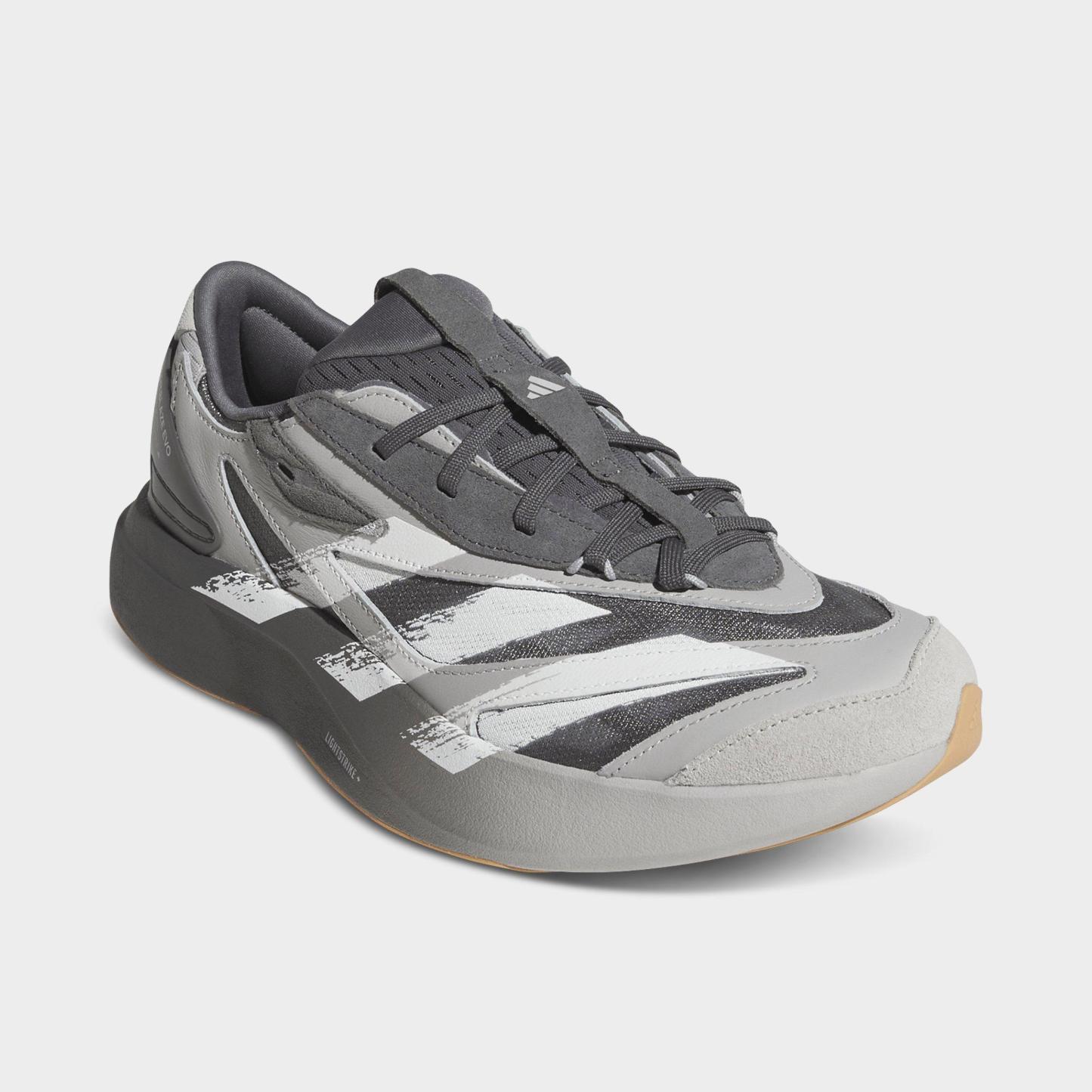 Men's adidas Lightblaze EVO SL Casual Shoes - Grey/Cloud White/Grey - Both shoes facing left