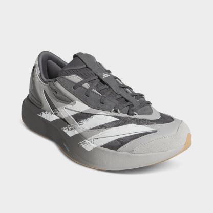 Men's adidas Lightblaze EVO SL Casual Shoes - Grey/Cloud White/Grey - Both shoes facing left