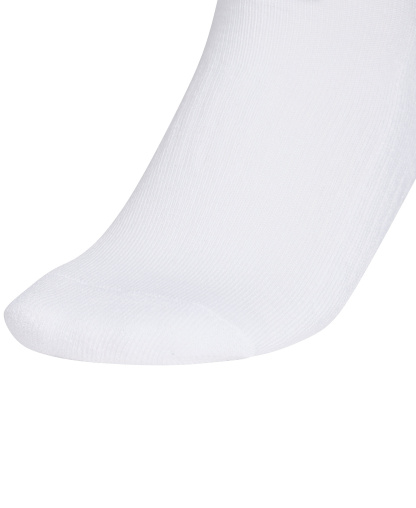 adidas Women's No Show Athletic Cushioned Socks, 6-Pack - White/clear Onix Grey