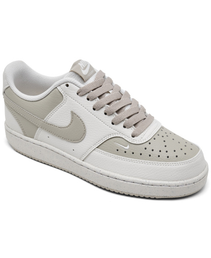 Nike Women's Court Vision Low Next Nature Casual Sneakers from Finish Line - Cream, Phantom