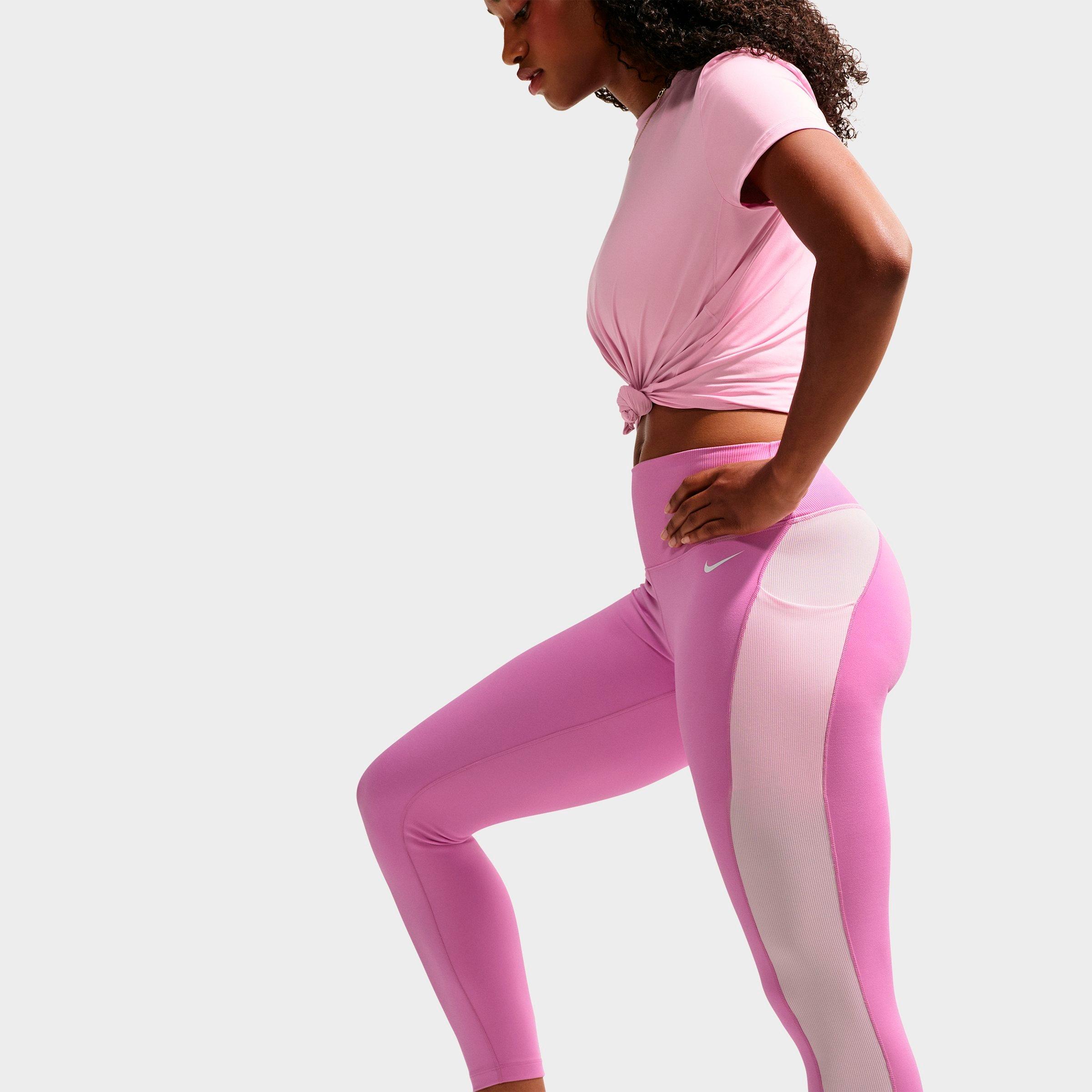 Women's Nithtke One High-Waisted 7/8 Leggings - Light Magenta/Pink Foam/White