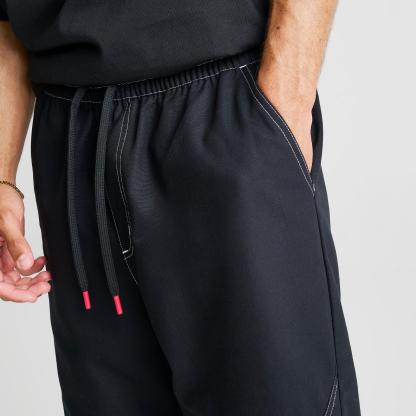 Men's Jordan Brooklyn Chino Pants - Black/University Red - view 5