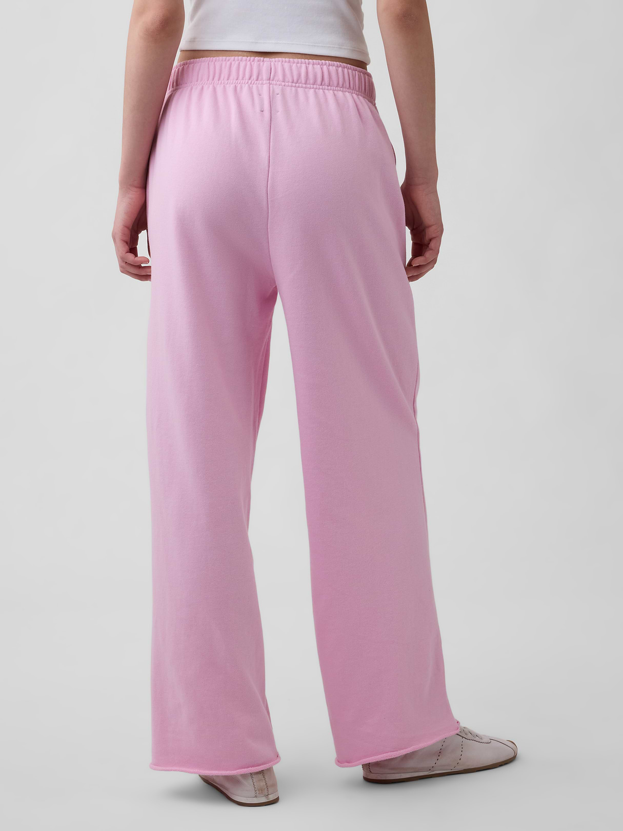 Mid Rise VintageSoft Terry Loose Sweatpants - Primrose pink