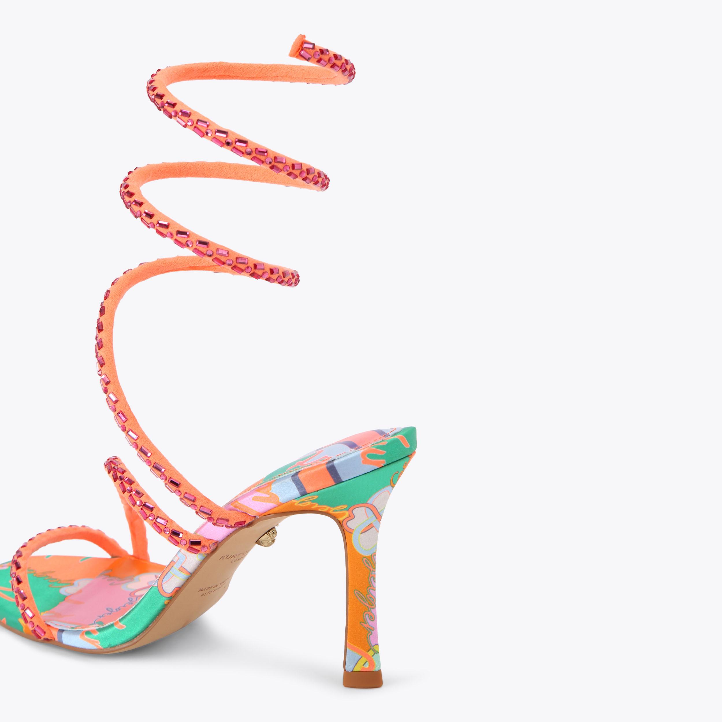 Kurt Geiger London Spiral Asymmetric Heel - Pink - view 4