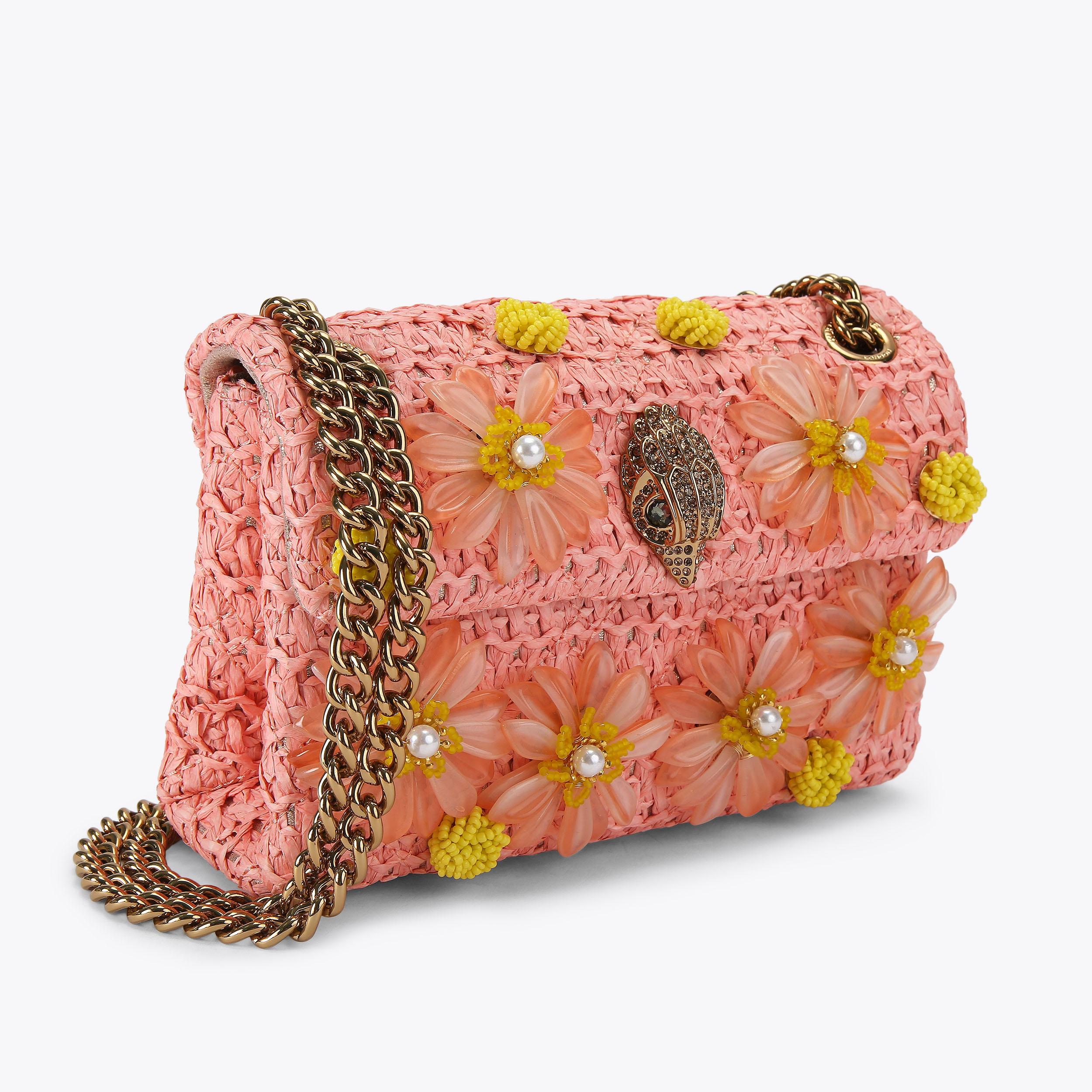 Kurt Geiger London Mini Raffia Kensington Bag - Multi Colored - view 3