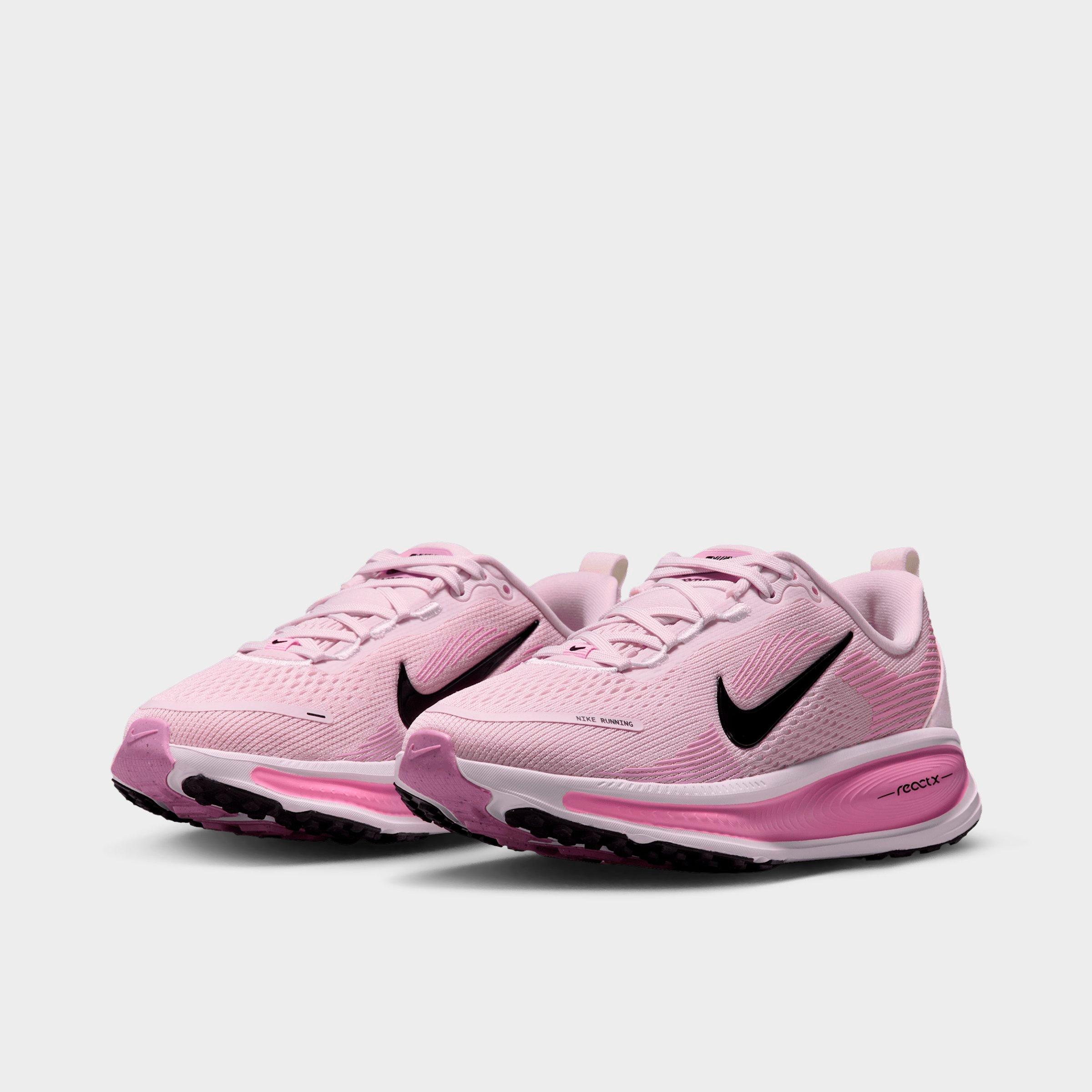 Big Kids' Nithtke Vomero 18 Running Shoes - Part 1 - Bleached Lilac/Black/Light Magenta/Pink Rise/White - Both shoes facing left