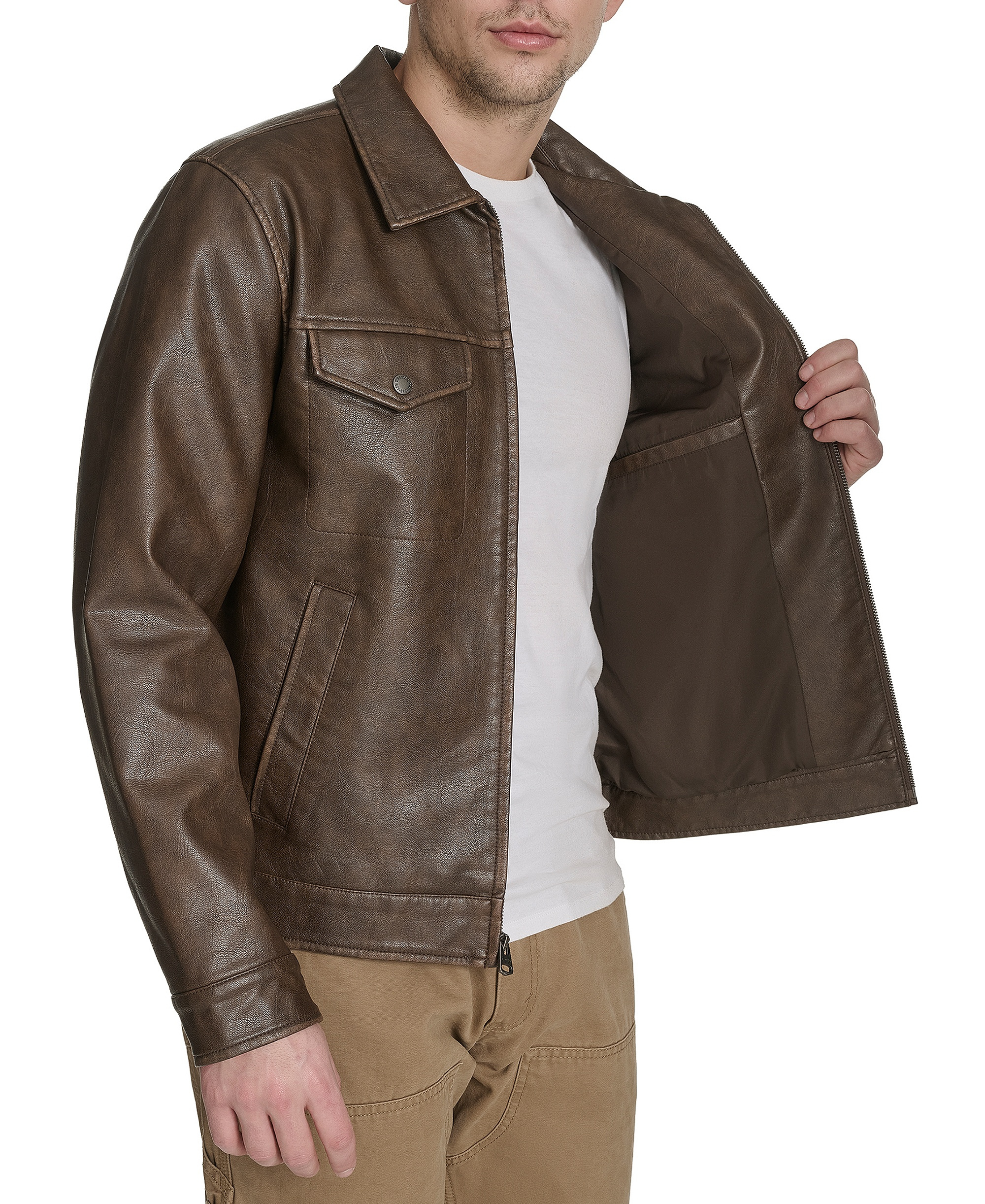Levi's Men's Classic-Fit Trucker Jacket - Saddle