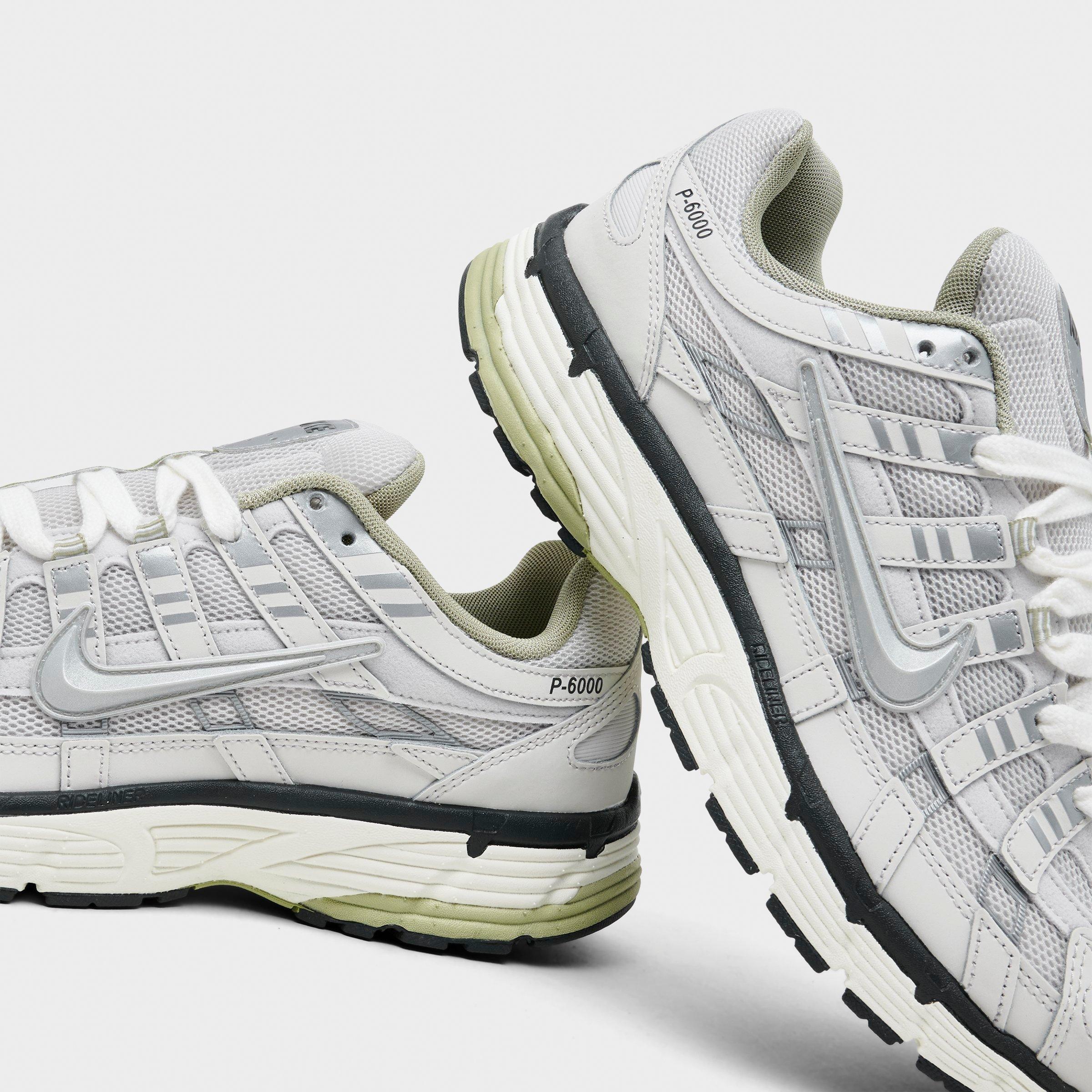 Men's Nithtke P-6000 Casual Shoes - Part 1 - Platinum Tint/Sail/Anthracite/Metallic Silver - Detail shot
