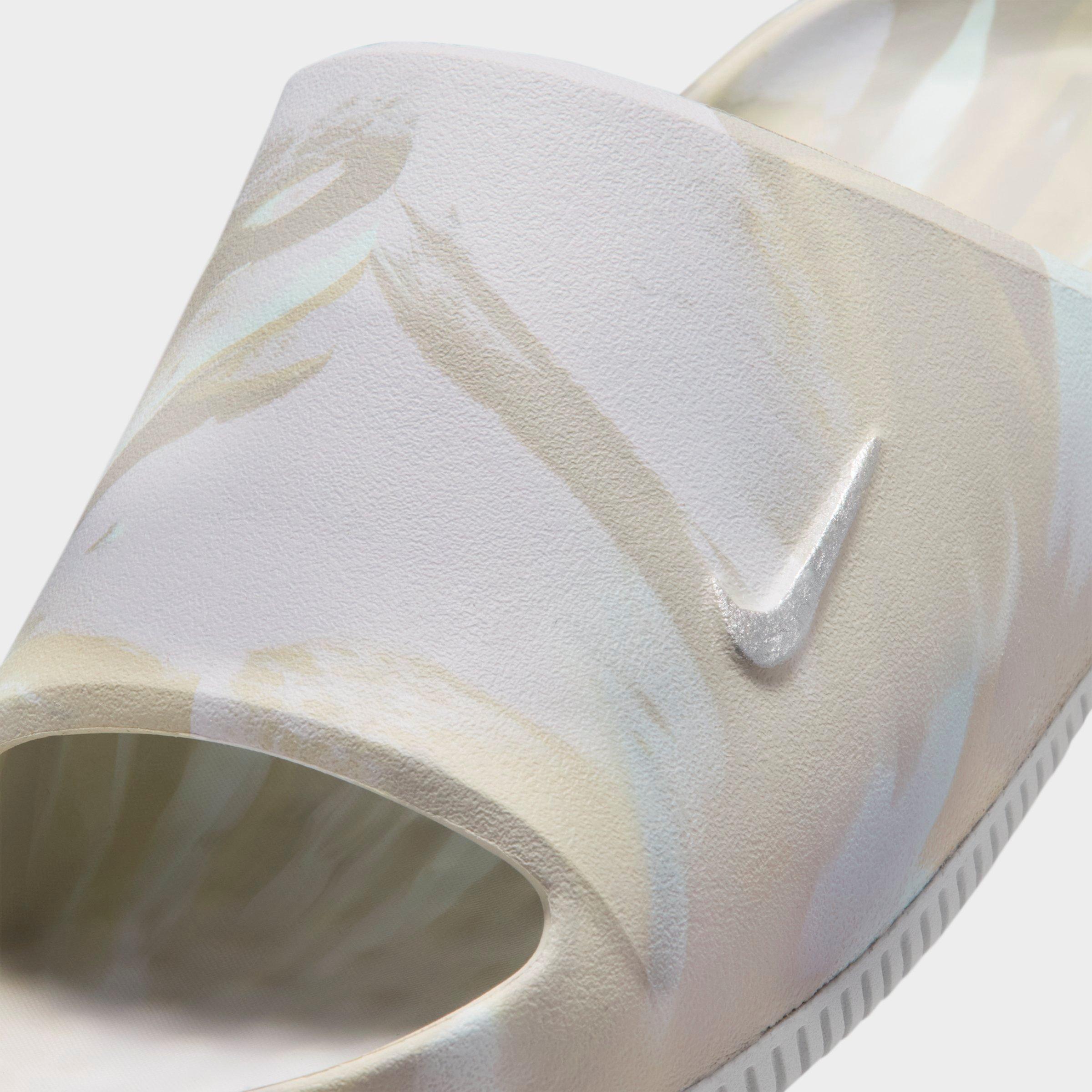 Women's Nithtke Calm 2.0 Slide Sandals - Off White/Barely Green/Spruce Aura/Off White - Detail shot