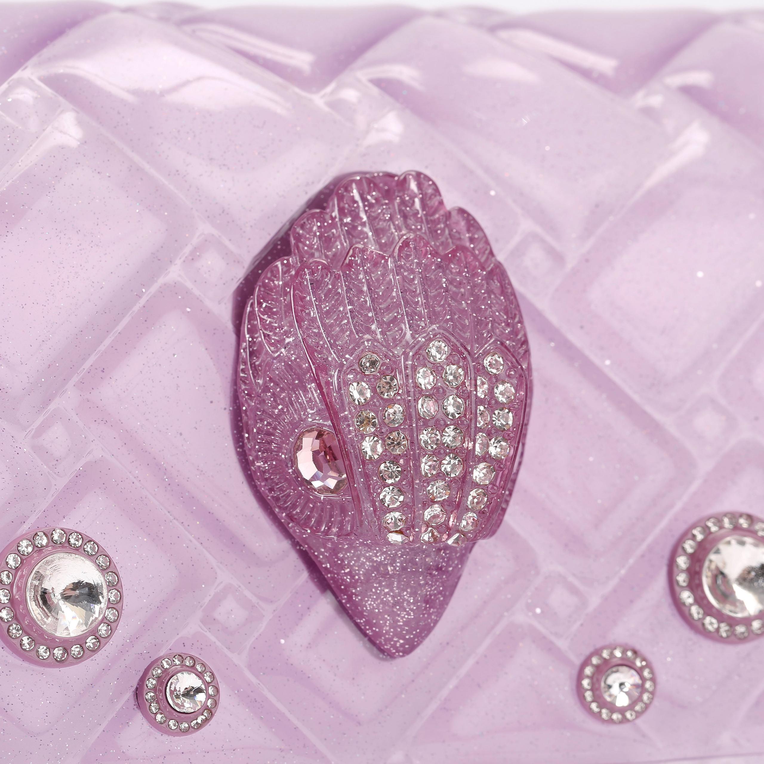 Kurt Geiger London Jelly Kensington Crystal Bag - Purple - view 5