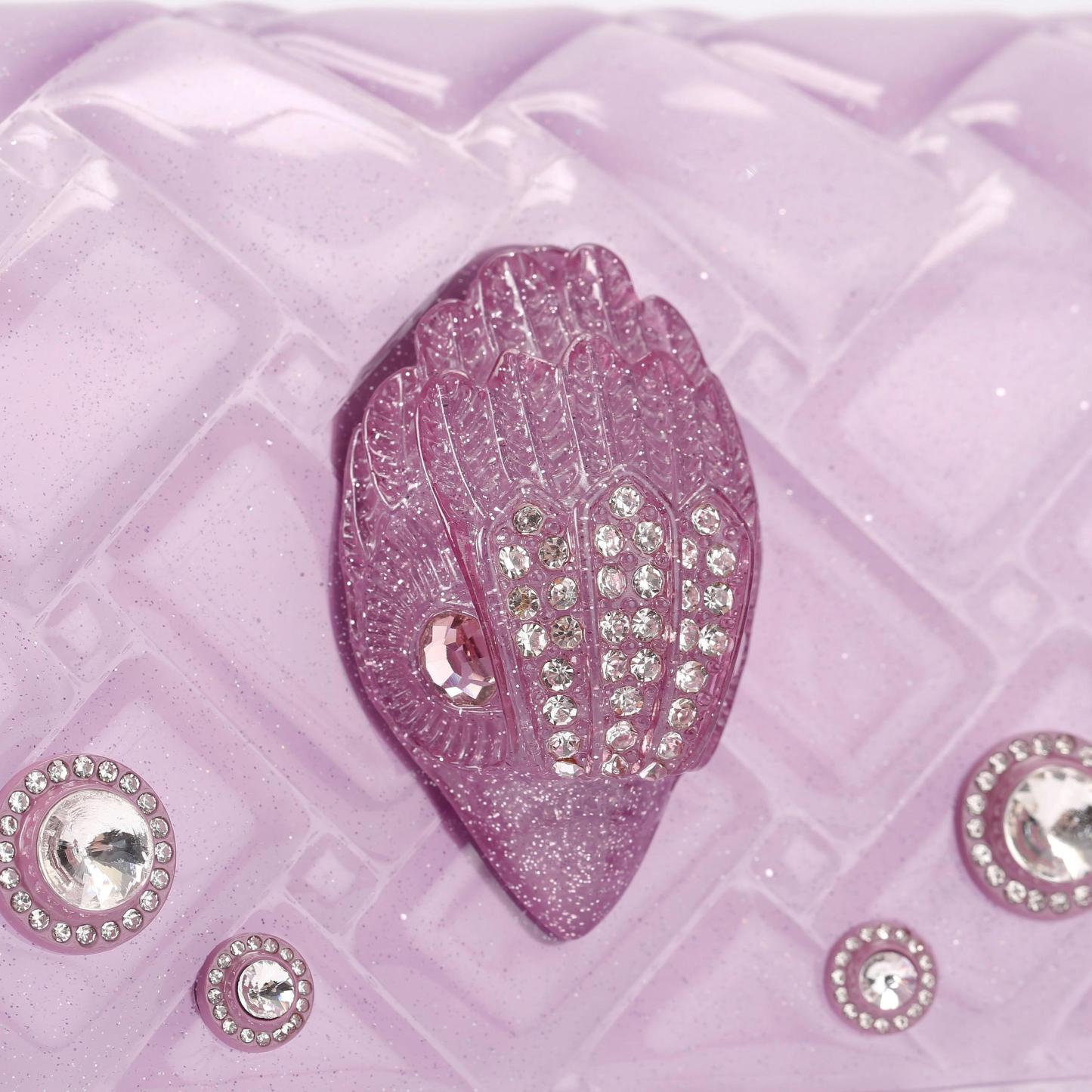 Kurt Geiger London Jelly Kensington Crystal Bag - Purple - view 5