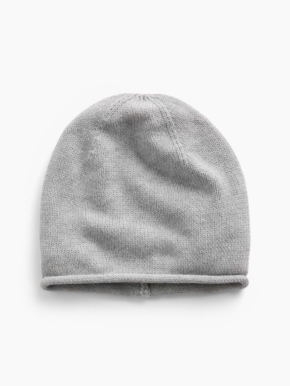 100% Cotton Beanie - Grey