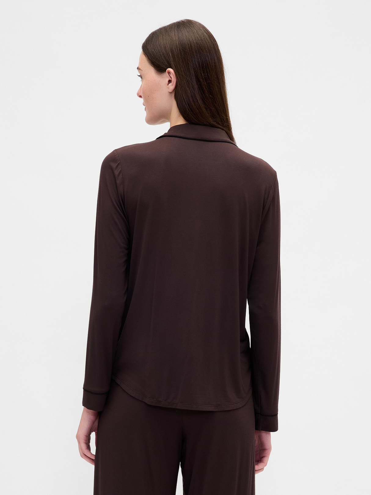 SoftMade Modal PJ Top - Terra brown
