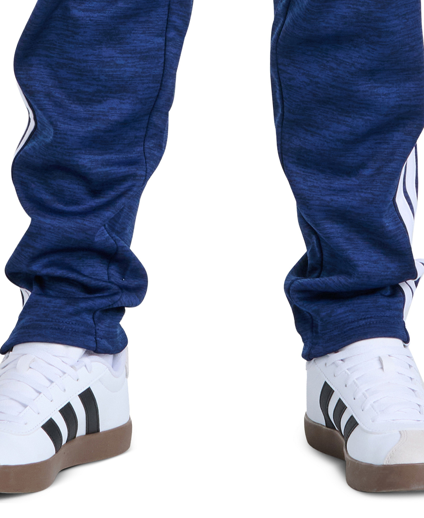 adidas Boys' 8-20 Elastic Waistband Pant - Dark Blue Heather