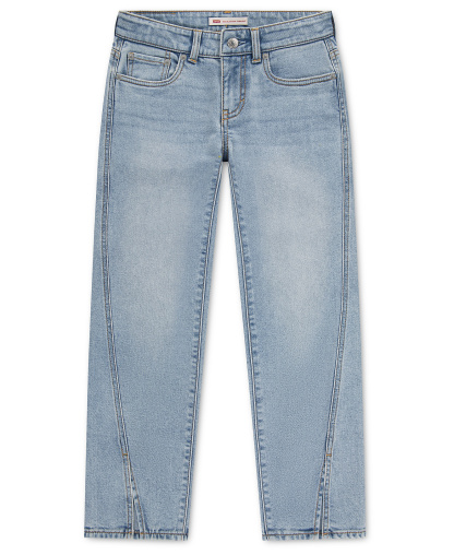 Levi's Girls' 7-16 Regular Rise Straight Jeans - This And That Without Destruction