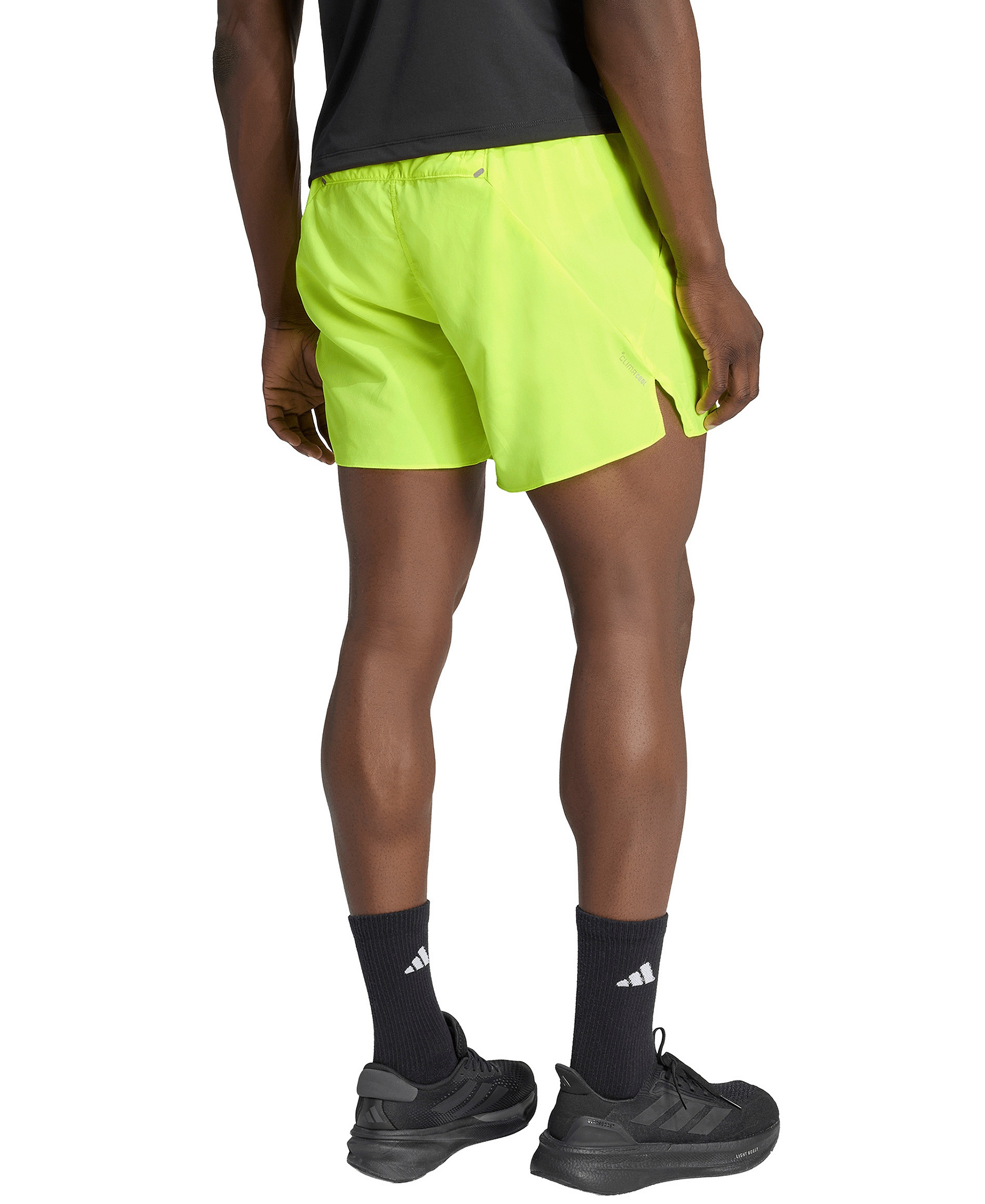 adidas Men's Running Iconic Shorts - Solar Yellow