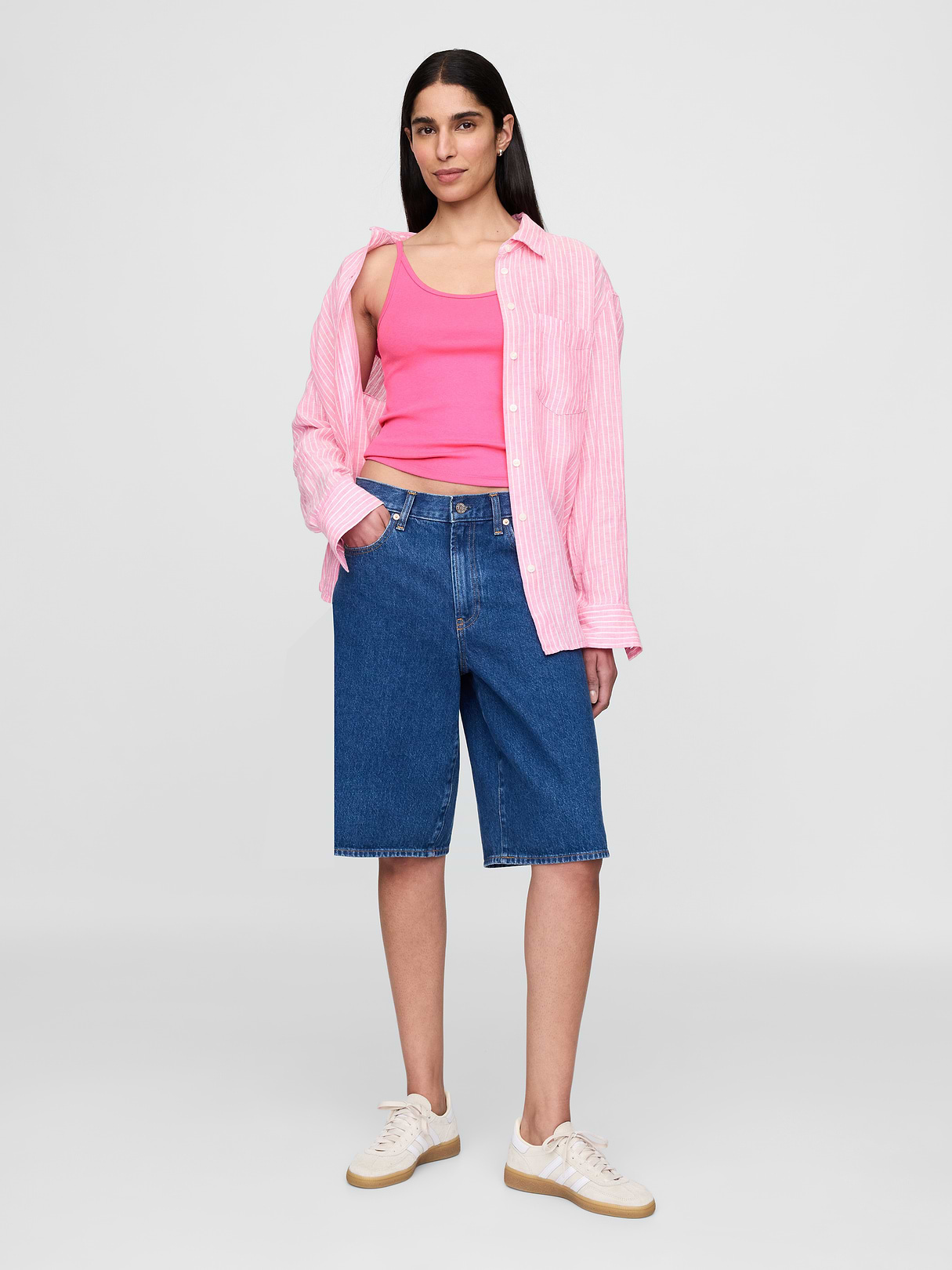 Modern Crop Cami - Phoebe pink
