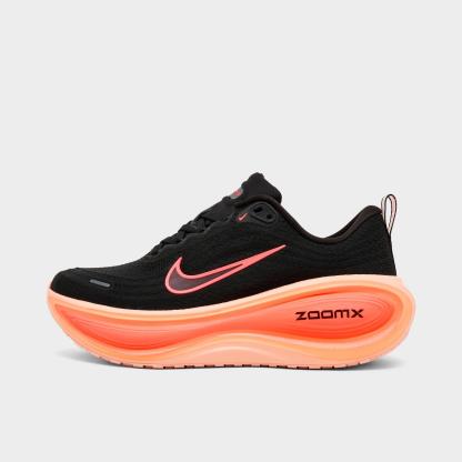 Women's Nike Vomero Plus Running Shoes - Black/Washed Coral/Bright Mango/Hot Lava