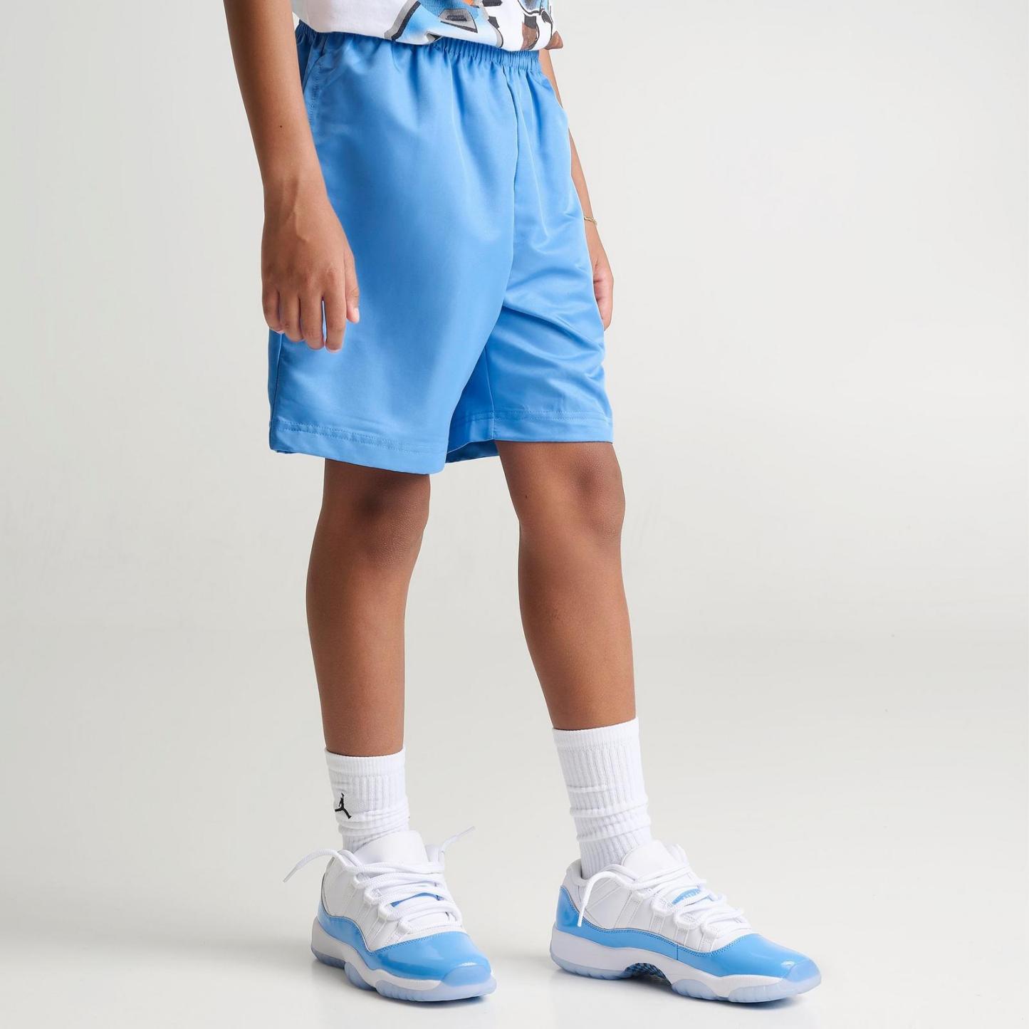 Big Kids' Jordan Woven Shorts - University Blue - view 3