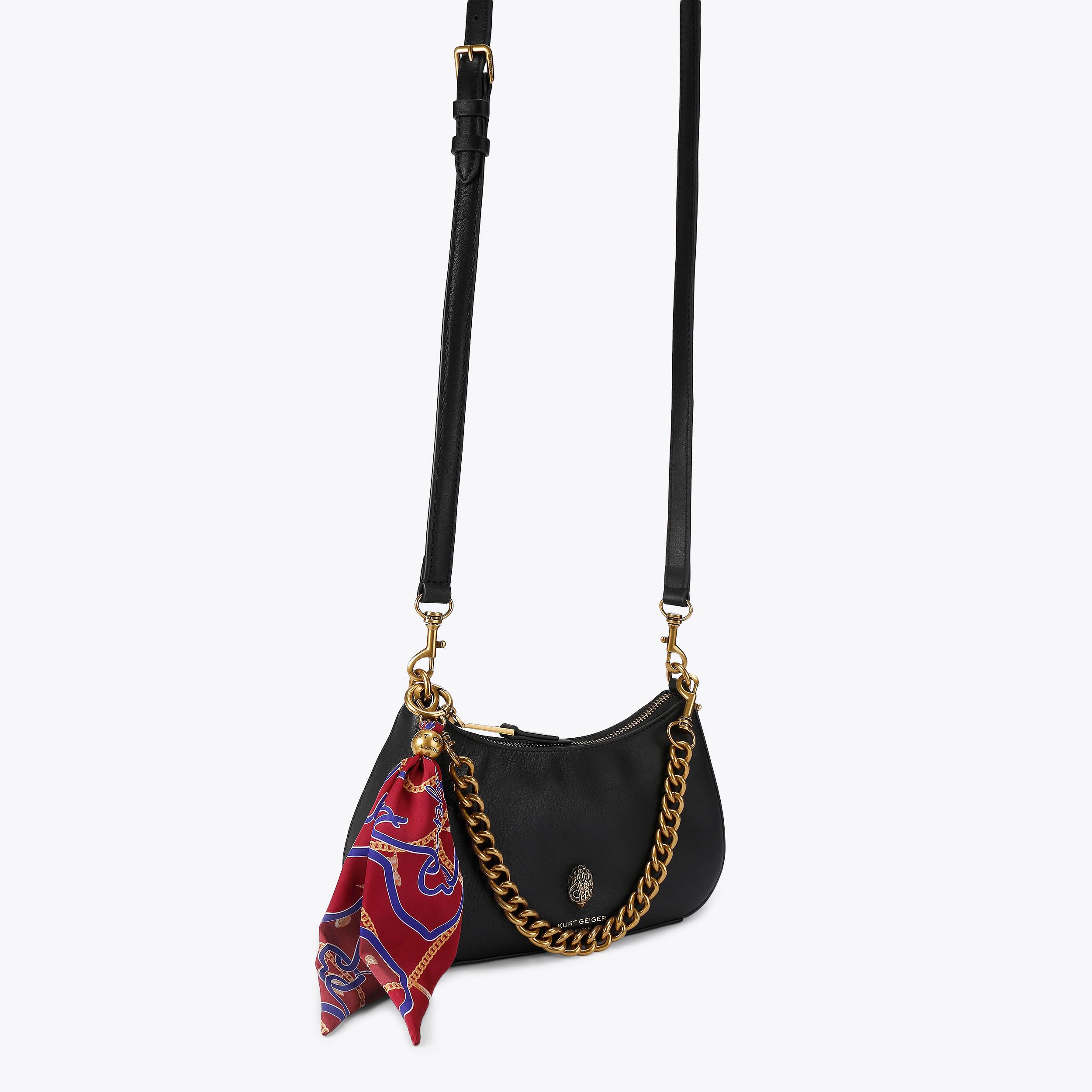 Kurt Geiger London Sloane Hobo Cross Body Bag - Black - view 3