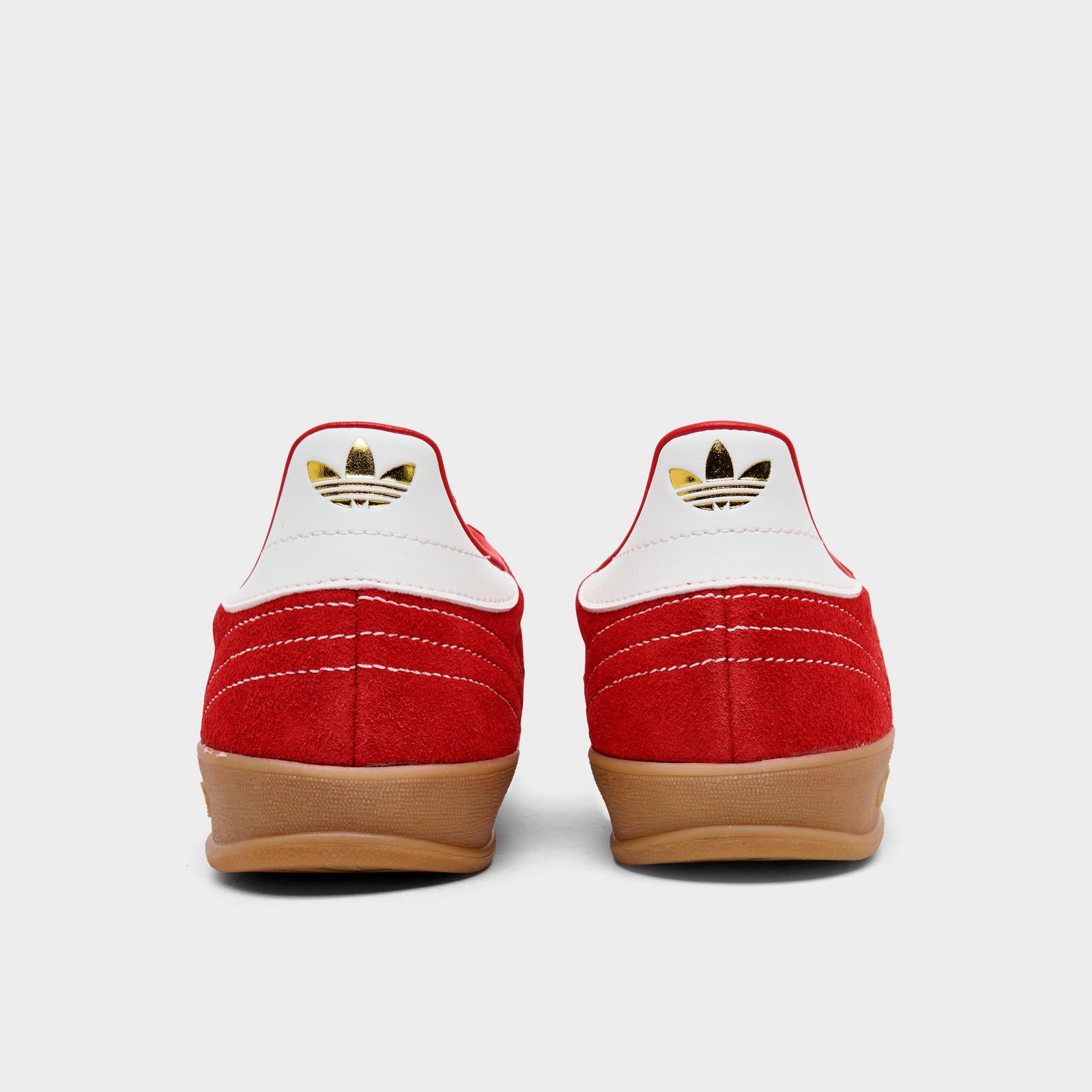 Men's adidas Originals Gazelle Indoor Casual Shoes - Better Scarlet/Core Black/Gum - view 4