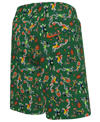 Nike Boys' 8-20 Sports Guy Novelty Print Swim Trunks - Malachite