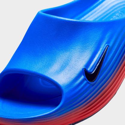Women's Nithtke ReactX Rejuven8 Slide Sandals - Action Red/Light Photo Blue/Midnight Navy/Midnight Navy - Detail shot