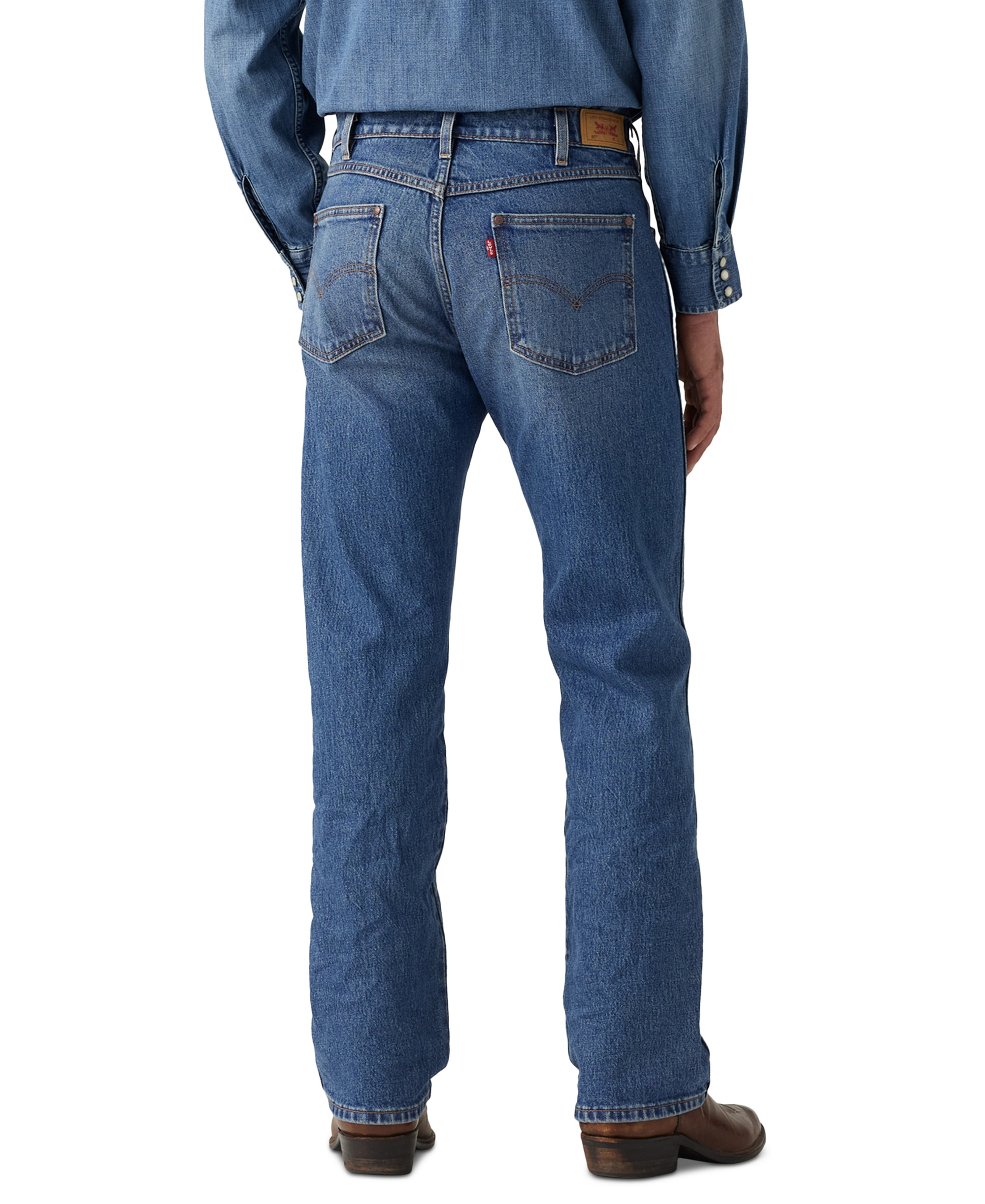 Levi's Men's 557 Western Straight Fit Boot Cut Jeans - Caught In The Rain