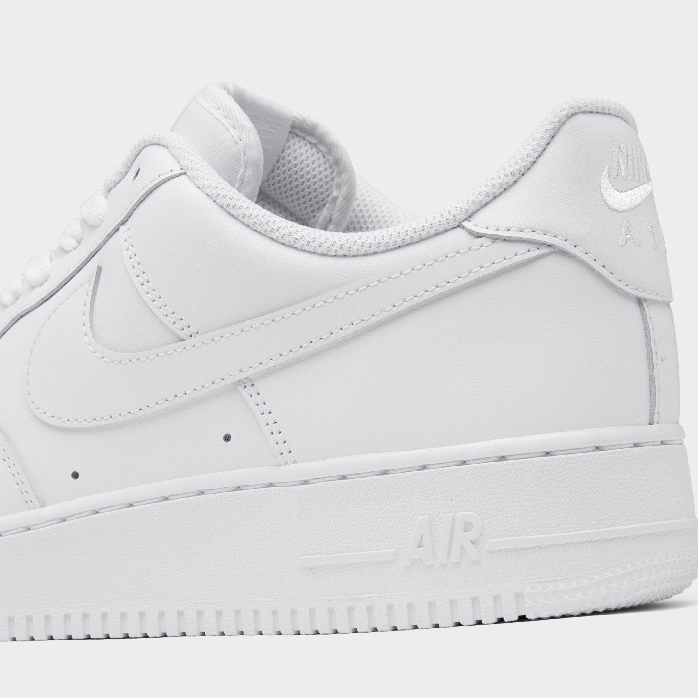 Men's Nithtke Air Force 1 '07 Casual Shoes - Part 2 - White/White - Detail shot