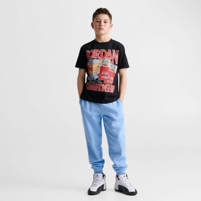 Big Kids' Jordan Infrared Retro Tickets Graphic T-Shirt - Black - view 2