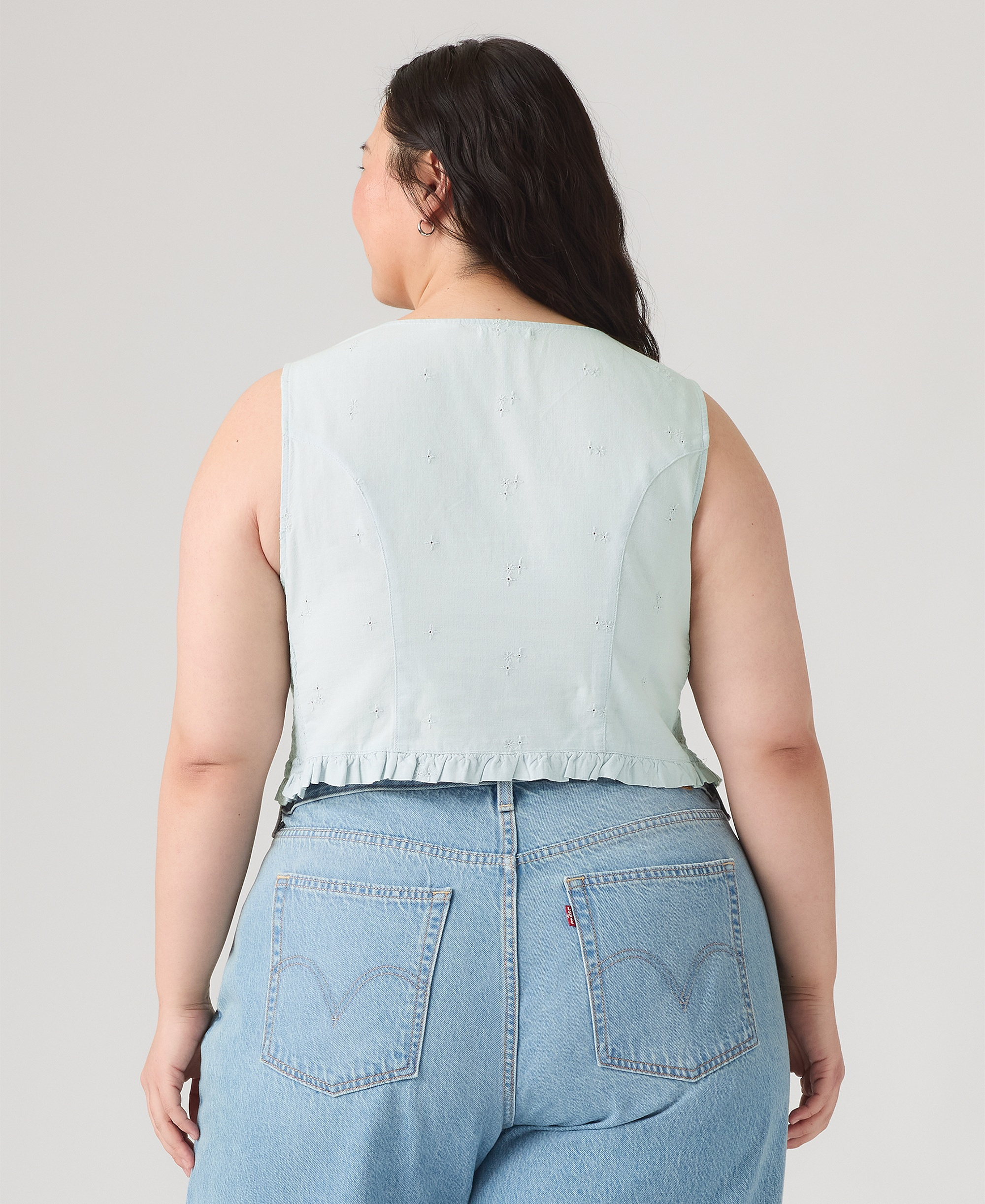 Levi's Women's Teagan Mini Eyelet Blouse - Watch Me
