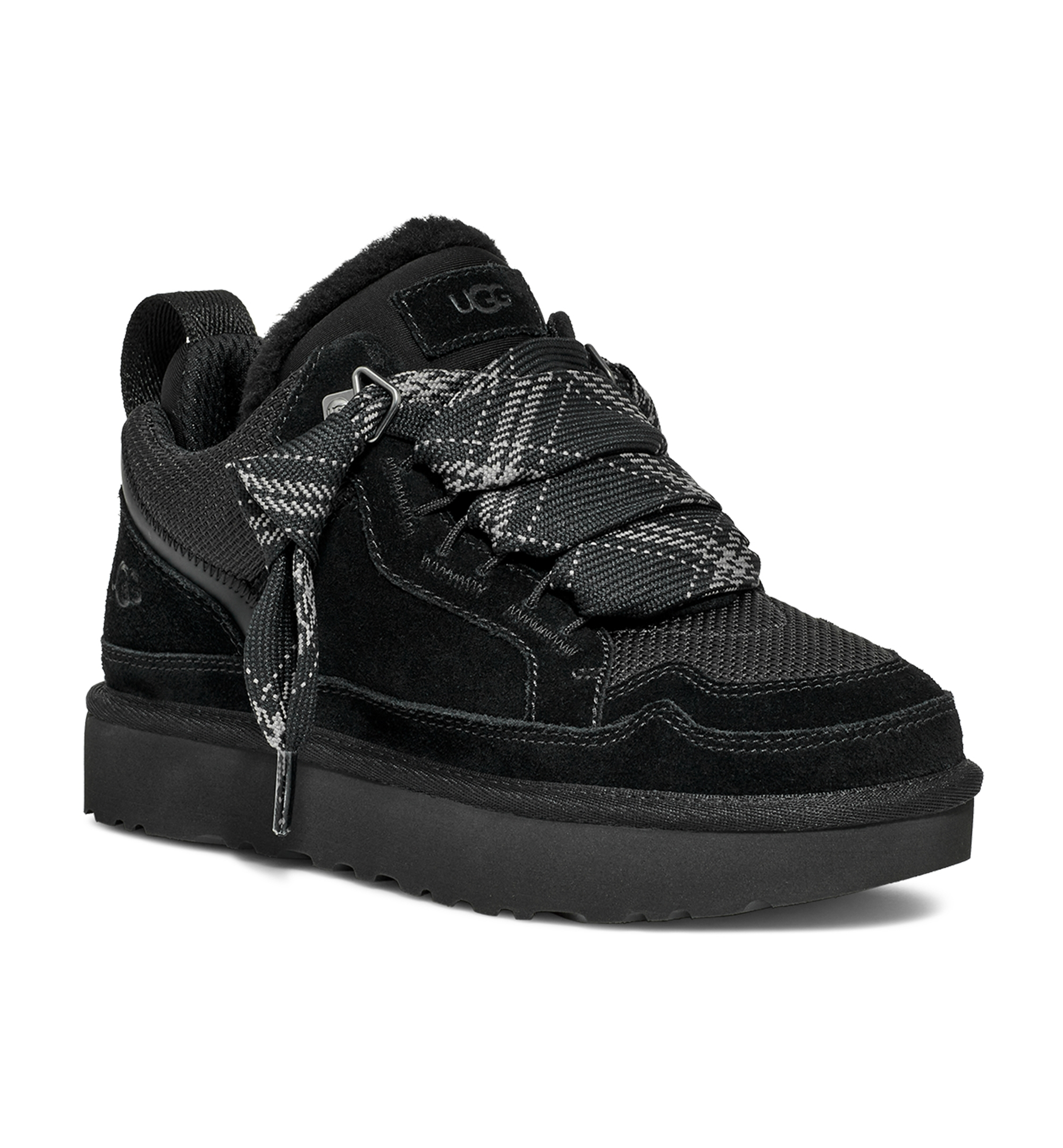 UGG® Women's Lowmel Lace-Up Sneaker Booties - Black