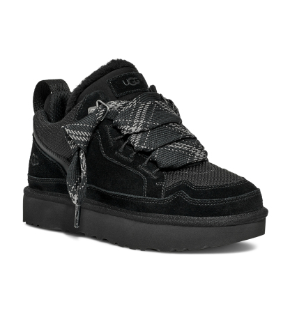 UGG® Women's Lowmel Lace-Up Sneaker Booties - Black