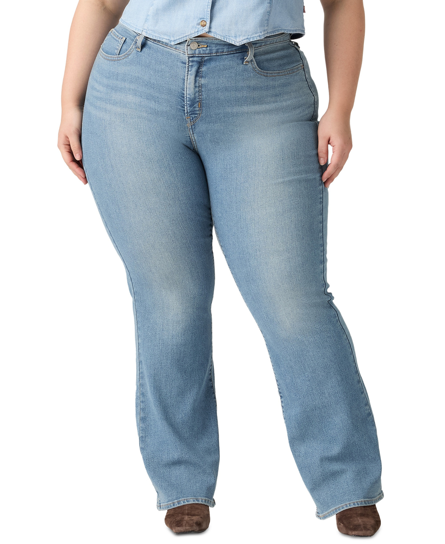 Levi's 315 Shaping Mid Rise Lightweight Bootcut Jeans - Camp Denim Plus