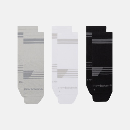 New Balance Pro Running QTR Socks 3 Pack, LAS35104AS1