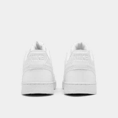 Men's Nike Court Vision Low Next Nature Casual Shoes - White/White/White
