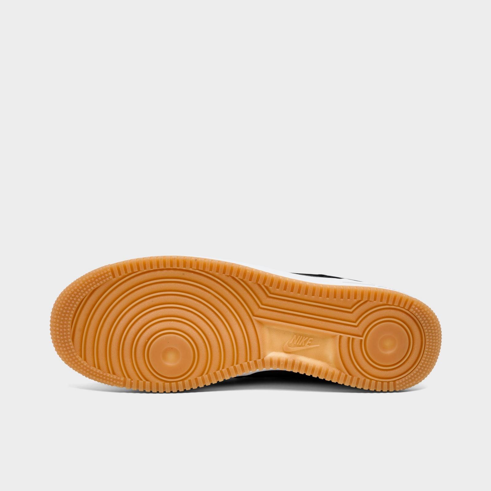Men's Nike Air Force 1 '07 LV8 Casual Shoes - Black/Dark Smoke Grey/Gum Medium Brown/Black (IR0951-002)
