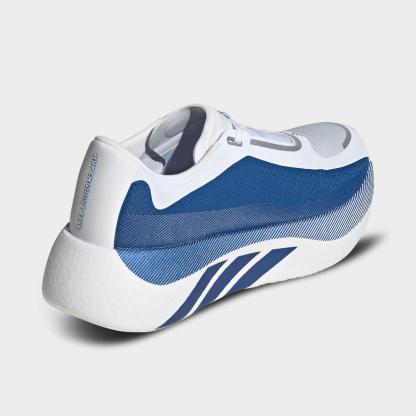 Women's adidas Hyperboost Edge Running Shoes - Part 2 - Cloud White/Eqt Blue/Zero Metallic - Back view