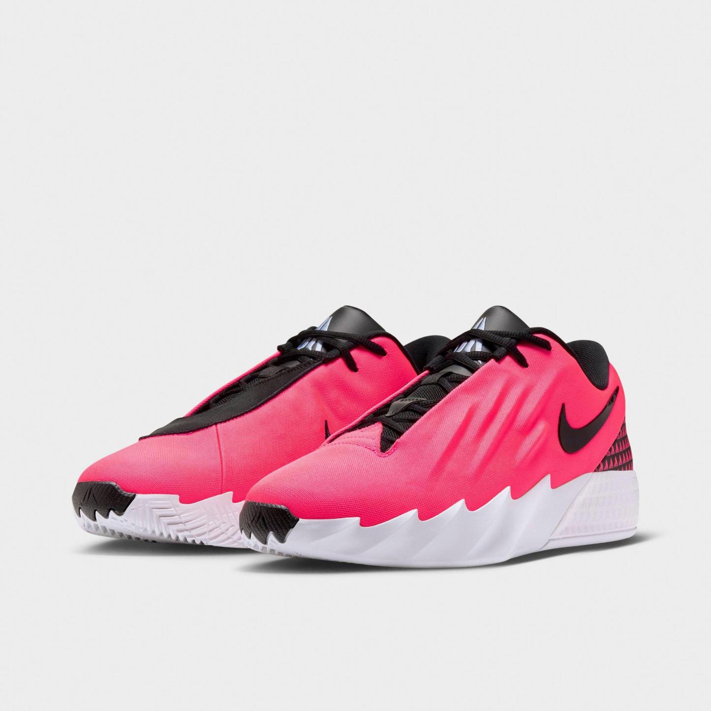Men's Nithtke Ja Morant Twelve Time Basketball Shoes - Solar Red/Black/Photon Dust/Cobalt Bliss - Both shoes facing left
