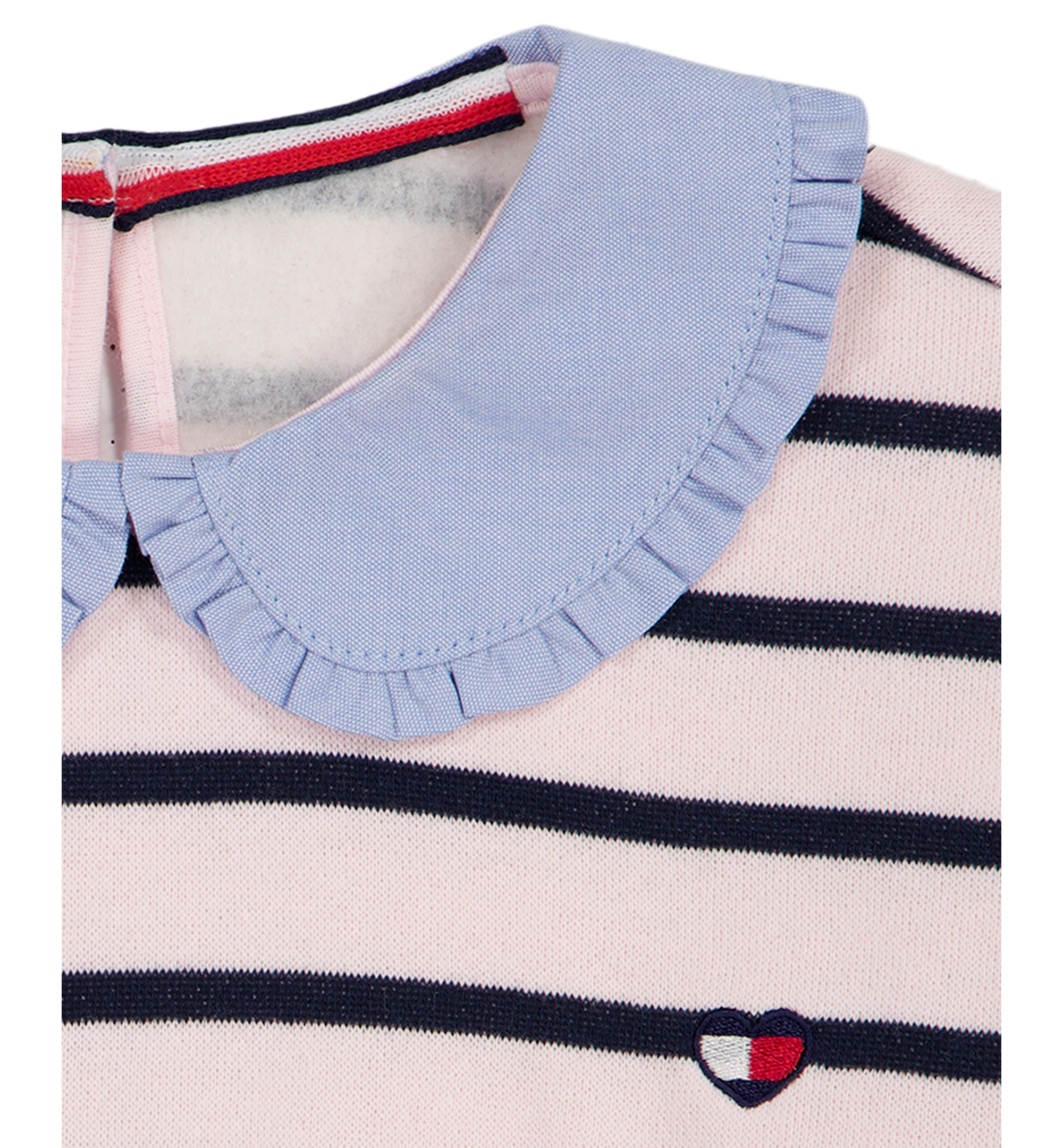 Tommy Hilfiger Girls' 2T-6X Long-Sleeve Top and Pants, 2-Piece Set - Pink/Navy
