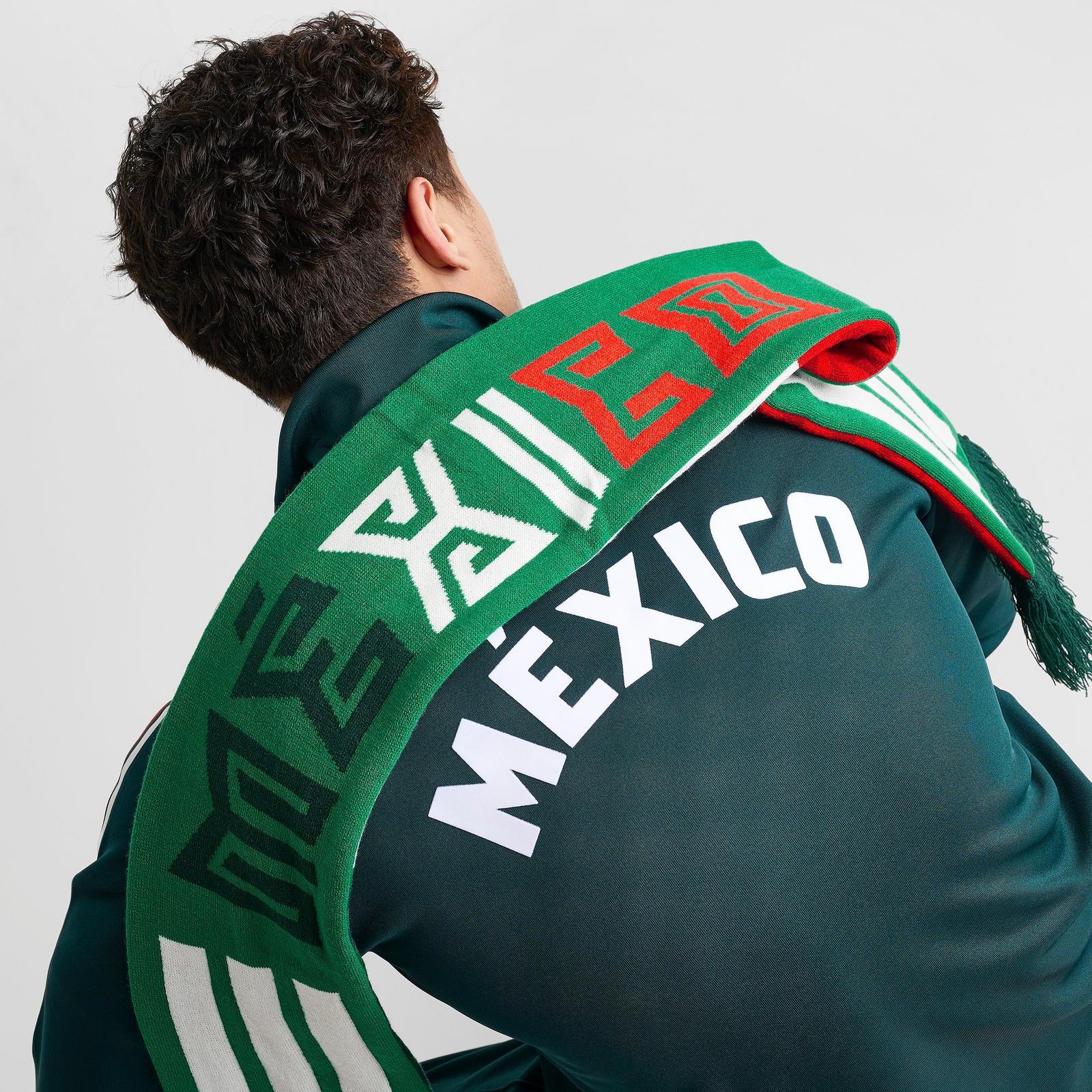 adidas FMF Mexico Scarf - Bold Green/Aurora Ivy - view 2