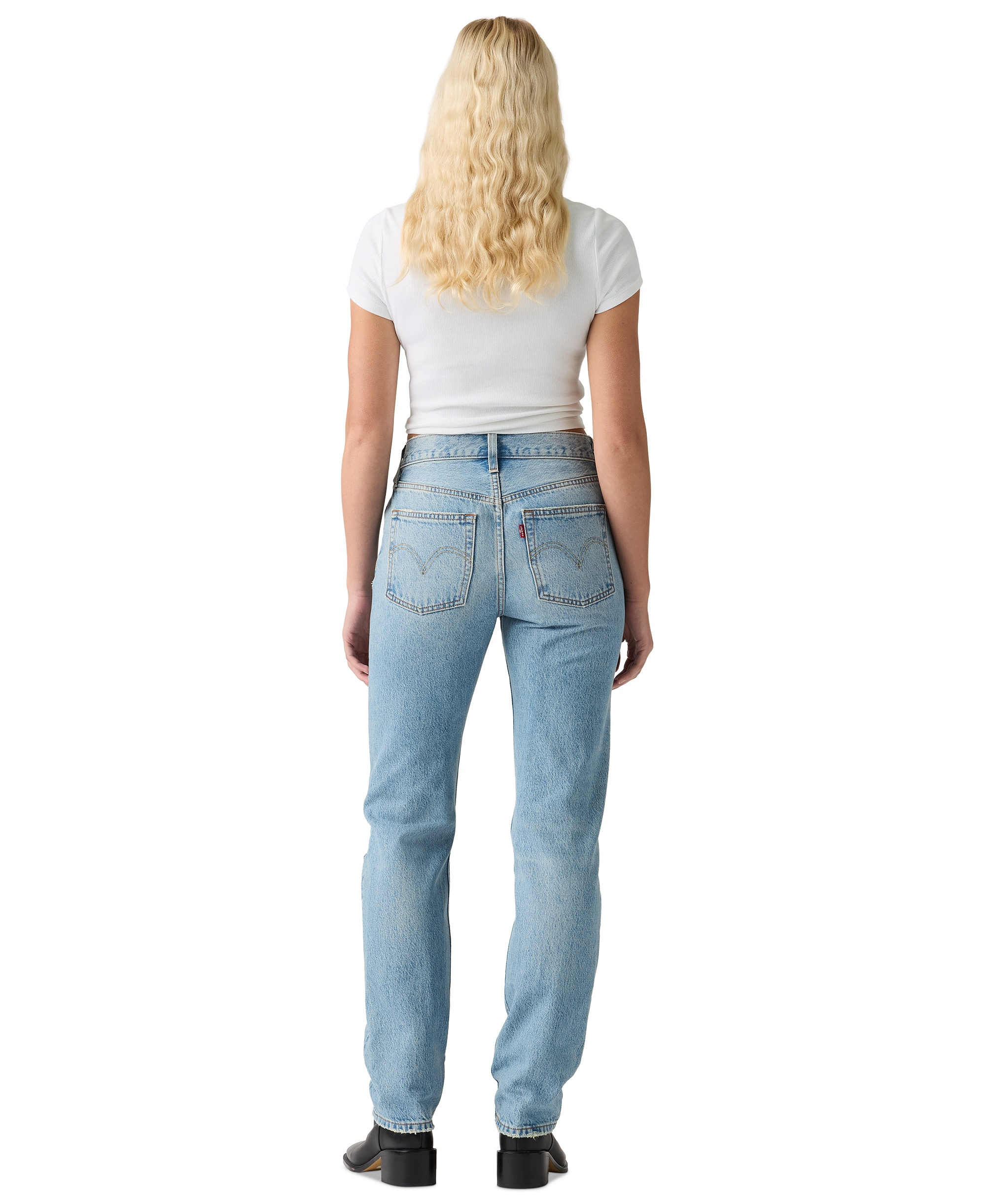 Levi's Women's 501 Original-Fit Straight-Leg Jeans - Never Down