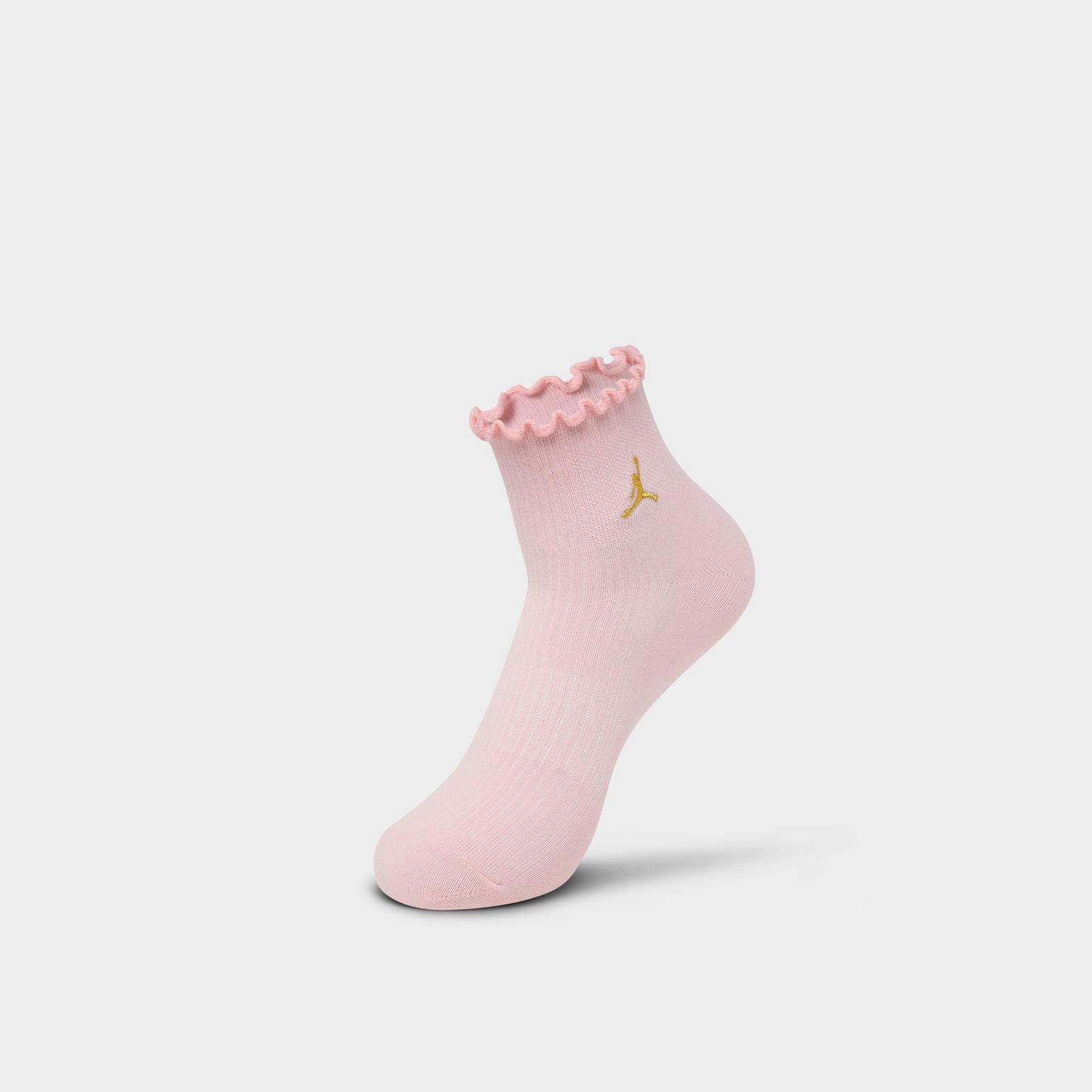 Girls' Big Kids' Jordan Lettuce Edge Ankle Socks (6-Pack) - Multicolor - view 4